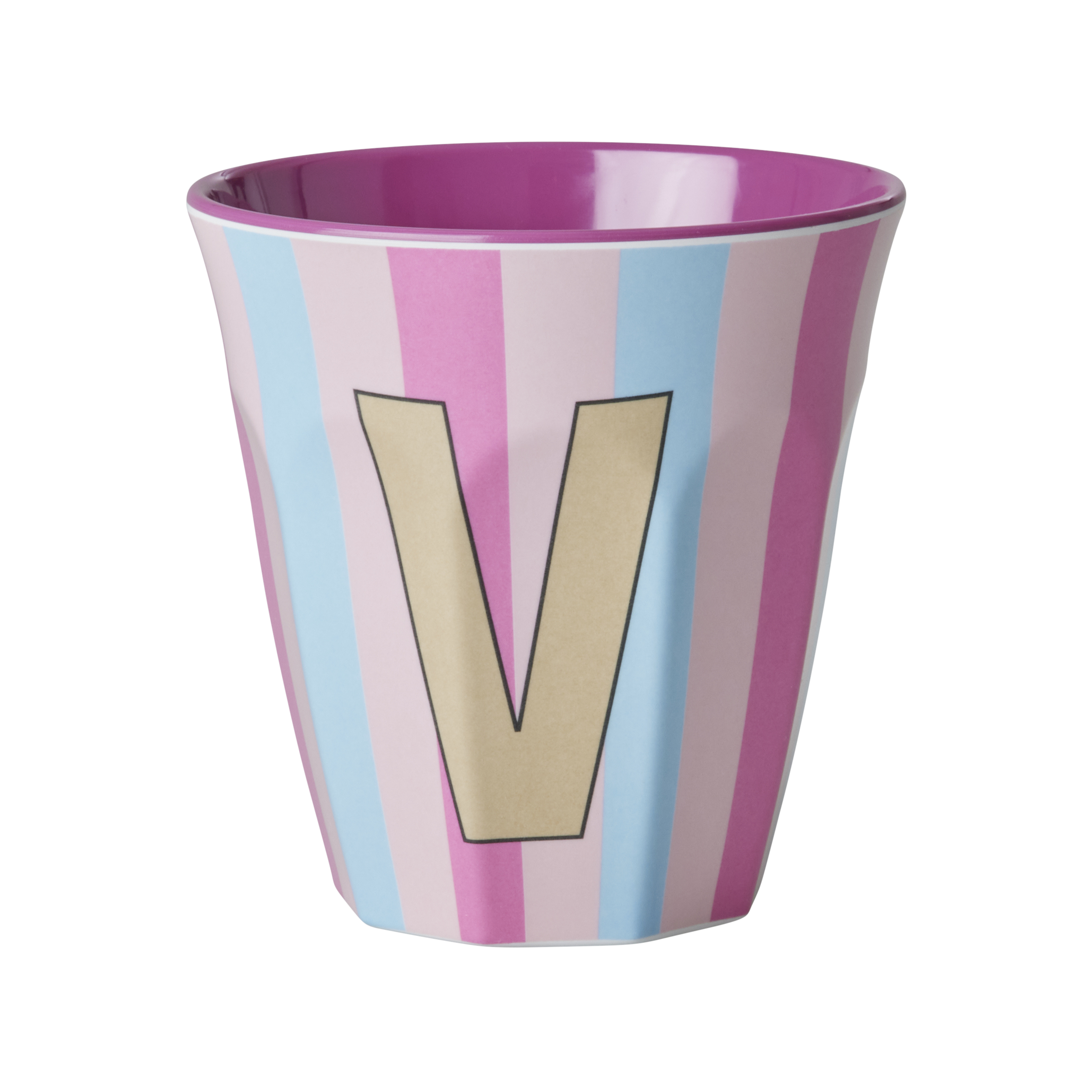 Melamine Alfabet kop, pink mix - 250 ml.